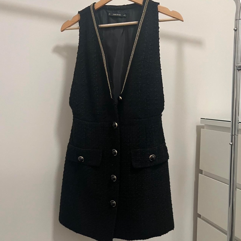 Zara tweed blazer dress size S